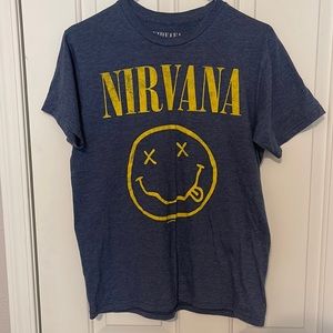 Nirvana T-shirt drunk face